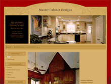 Tablet Screenshot of mastercabinetdesigns.com